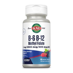 B6 B12 Methyl Folate - 60 tabs Mixed Berry фото1