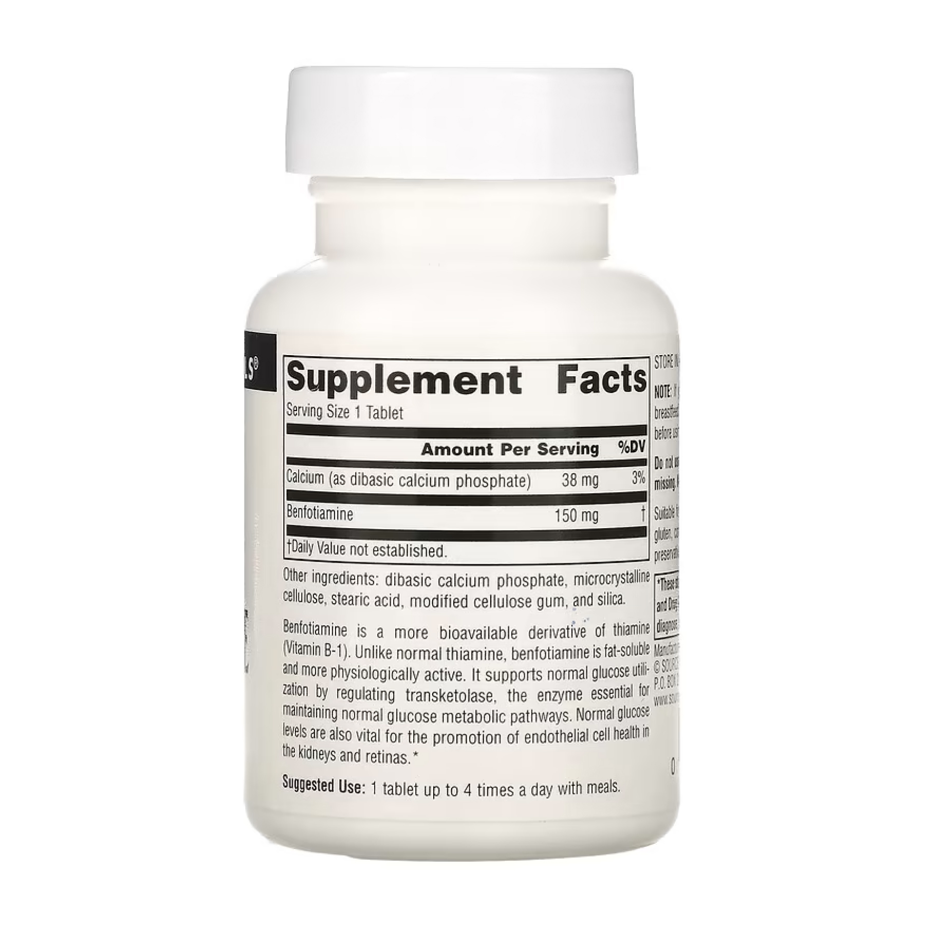 Benfotiamine 150mg - 60 tabs фото2
