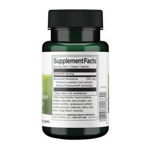 Berberine Advanced Enhanced Absorption - 30 vcaps фото2