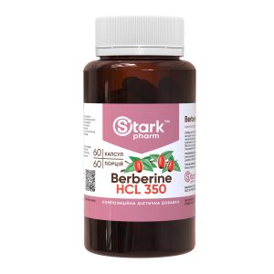 Berberine HCL 350mg - 60 caps фото1