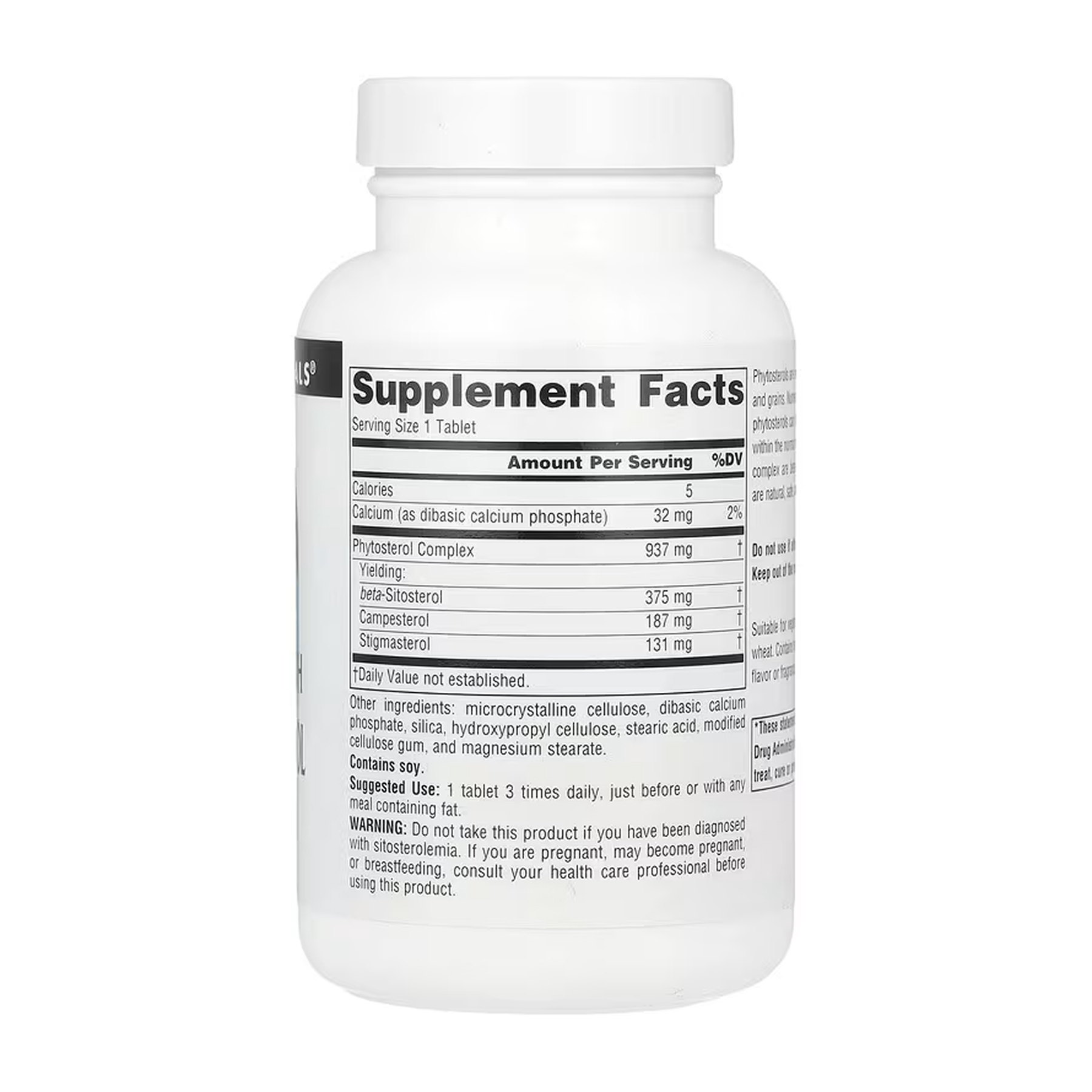 Beta Sitosterol Mega Strength 375 mg - 60 tabs фото2