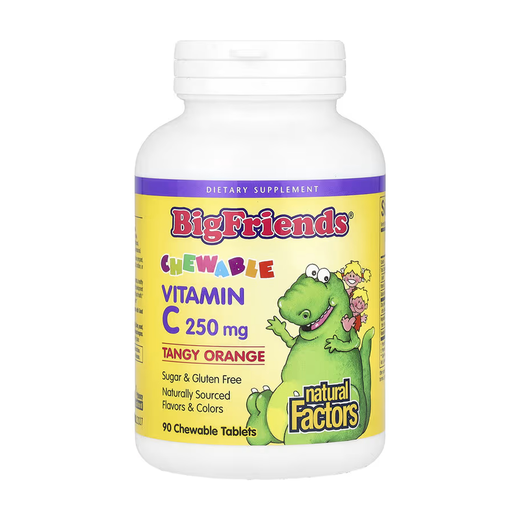 BigFriends Vitamin C 250mg - 90 tabs Orange фото1