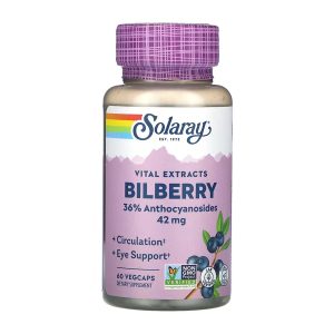 Bilberry Berry Extract 42mg - 60 vcaps фото1