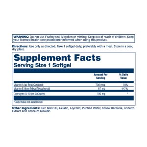 Bio CoQ10 100mg - 30 softgels фото2