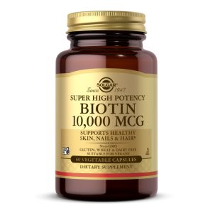 Biotin 10,000mcg - 60 vcaps фото1
