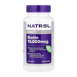 Biotin 10,000mcg - 100 tabs фото1