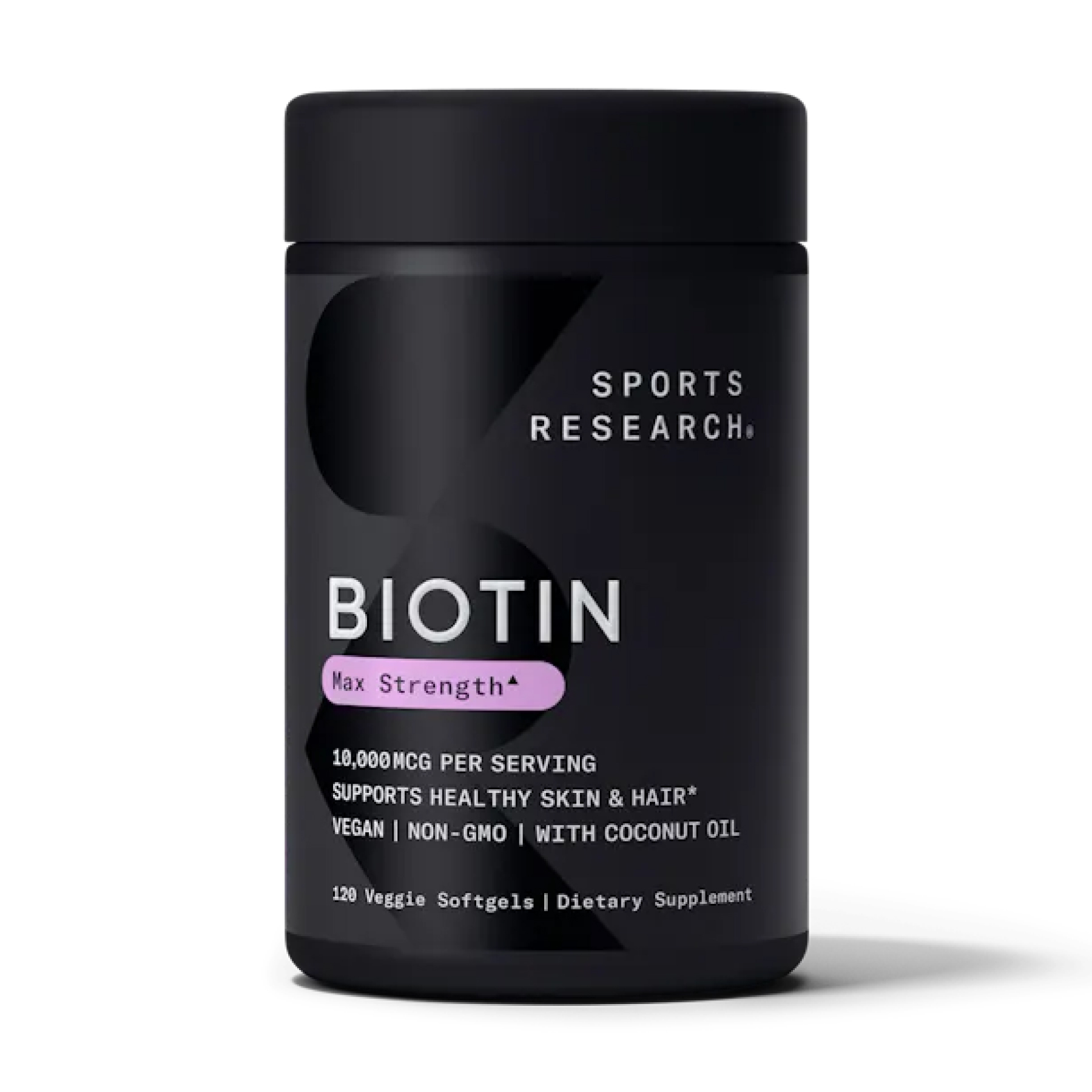 Biotin 10,000mcg - 120 veg softgels фото1