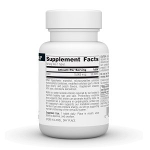 Biotin Fast Melt 10000 mcg - 120 tabs фото2