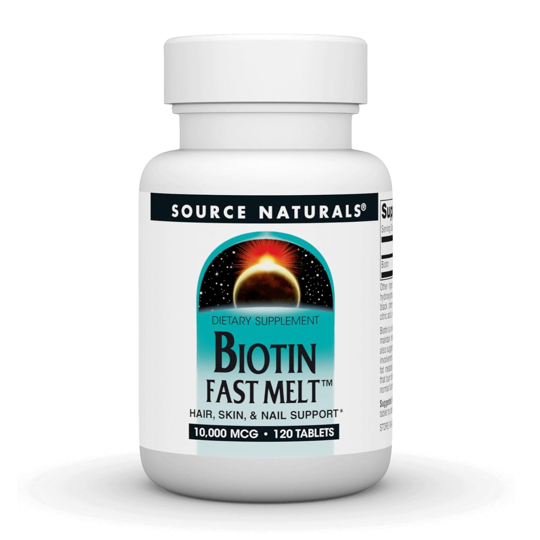 Biotin Fast Melt 10000 mcg - 120 tabs фото1
