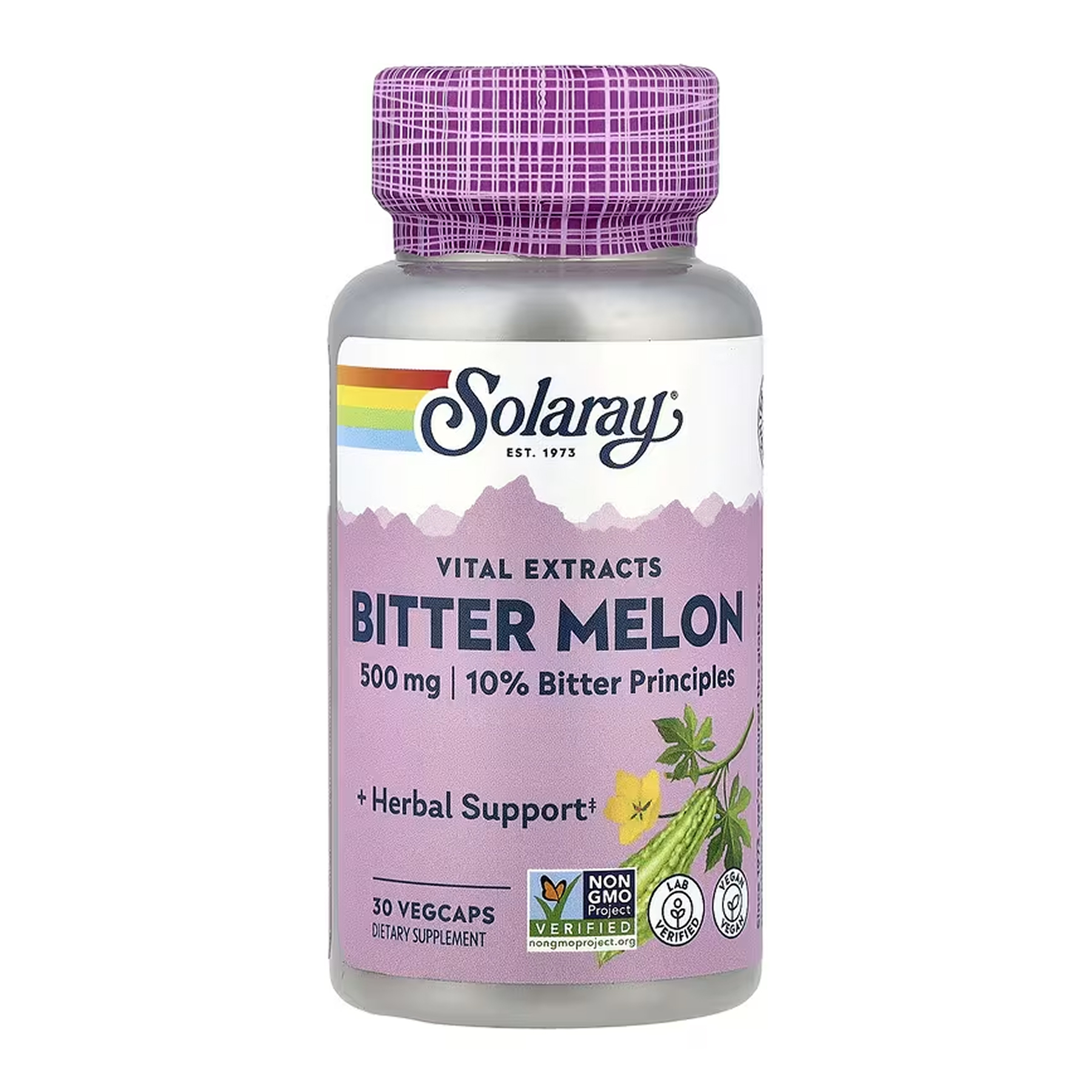 Bitter Melon Fruit Extract 10% 500mg - 30 vcaps фото1