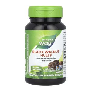 Black Walnut Hulls - 100 vcaps фото1