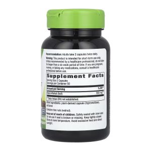 Black Walnut Hulls - 100 vcaps фото2