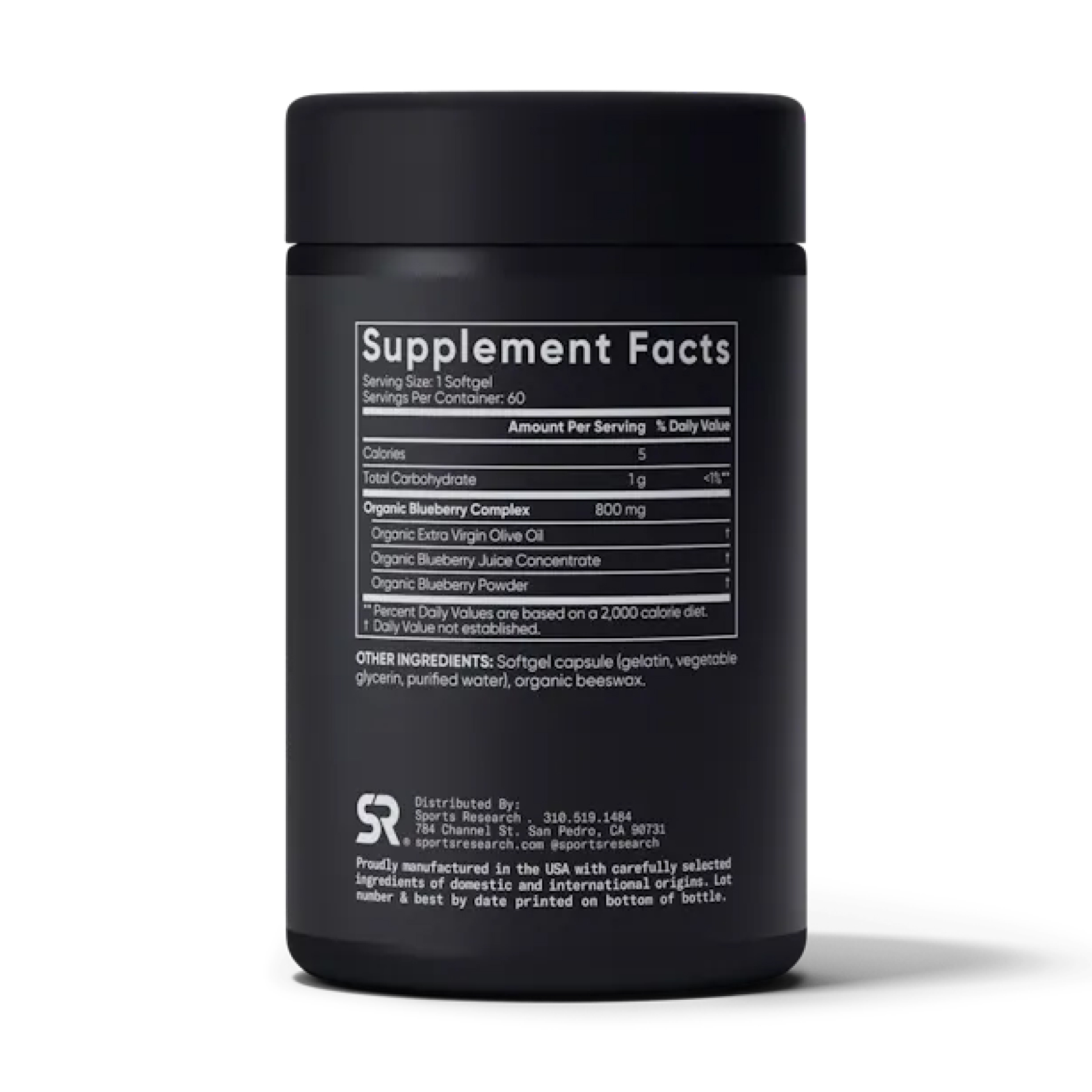 Blueberry Concentrate 800mg - 60 softgels фото2