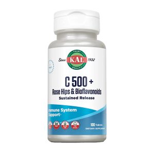 C 500 + Rose Hips & Bioflavonioids Sustained Release - 100 tabs фото1