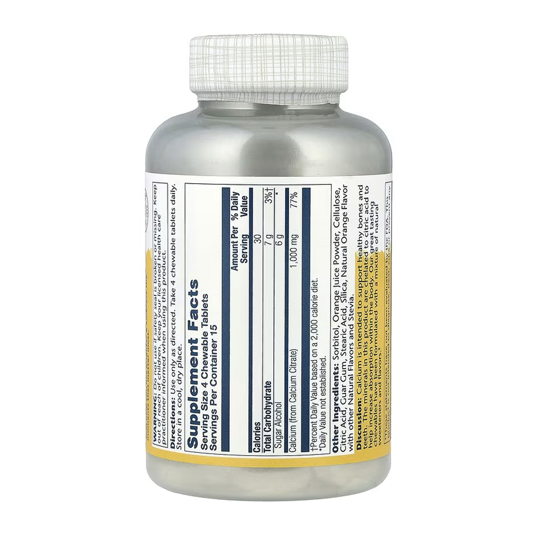 Calcium Citrate 1000mg - 60 chewables фото2