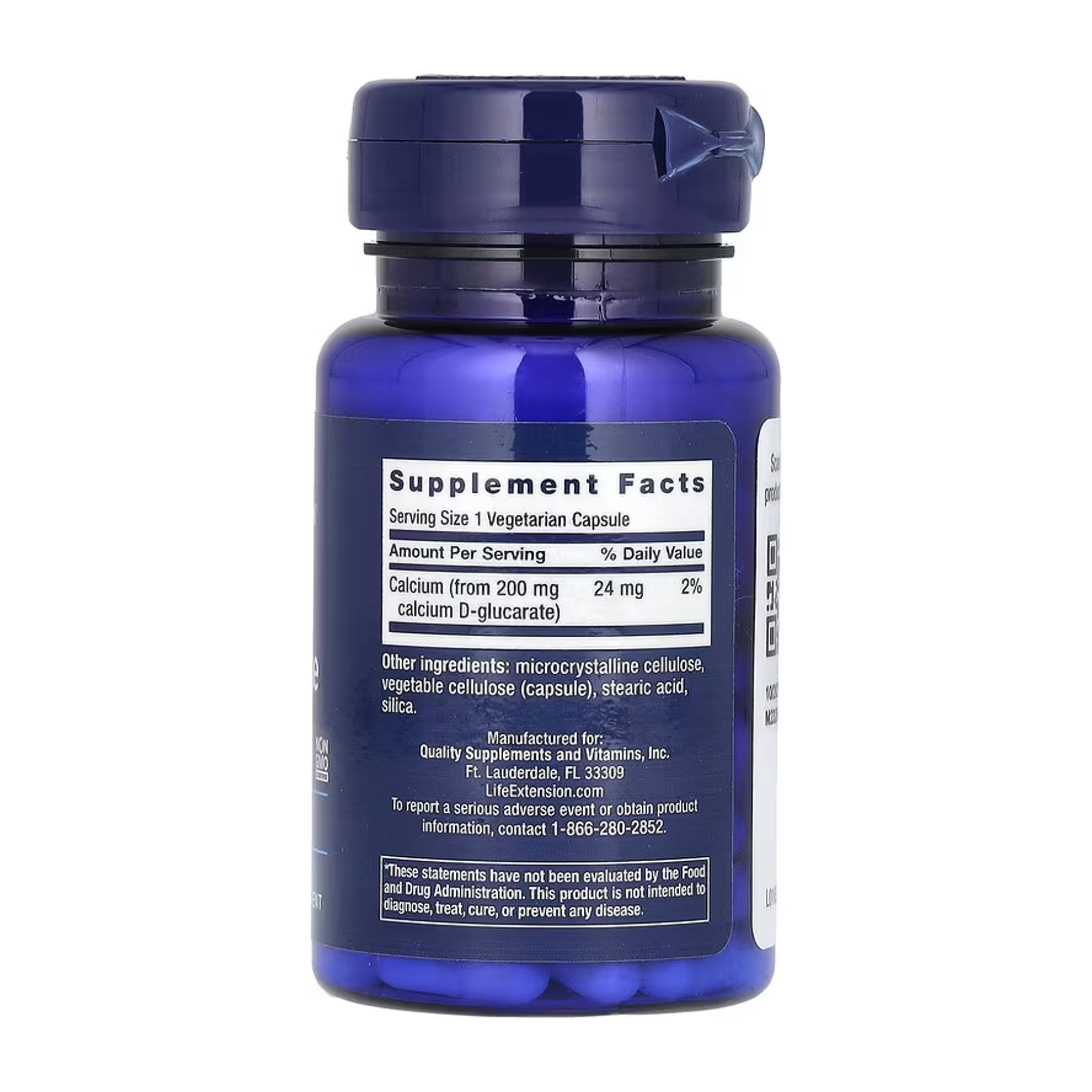 Calcium D-Glucarate 200mg - 60 vcaps фото2