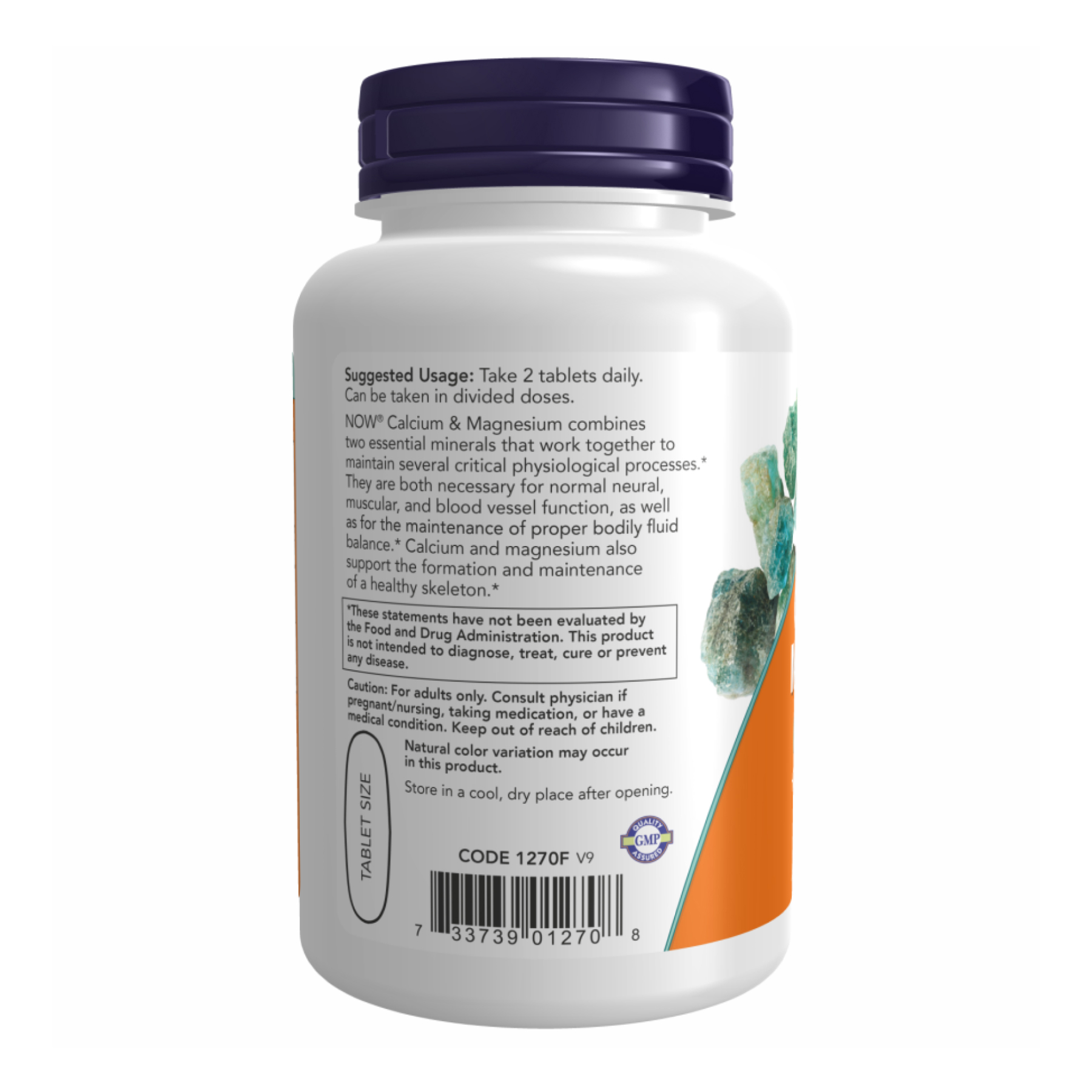 Calcium Magnesium - 250 tabs фото3
