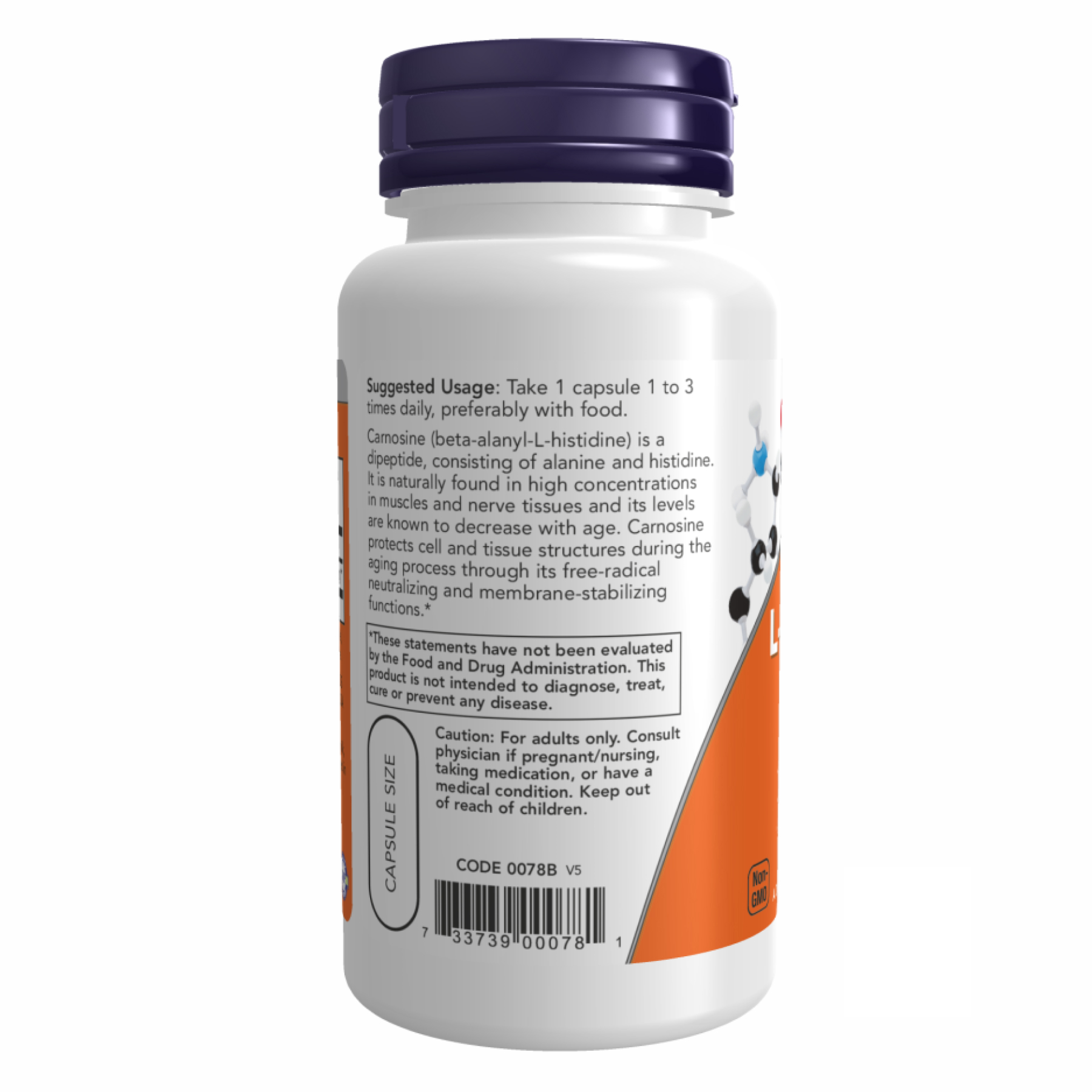 Carnosine 500mg - 50 vcaps фото3