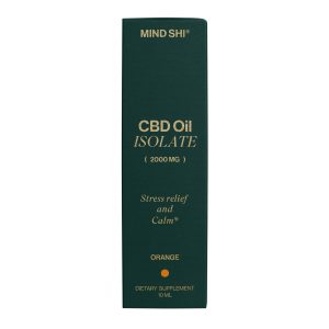CBD Oil Isolate 2000 mg Orange - 10 ml фото2