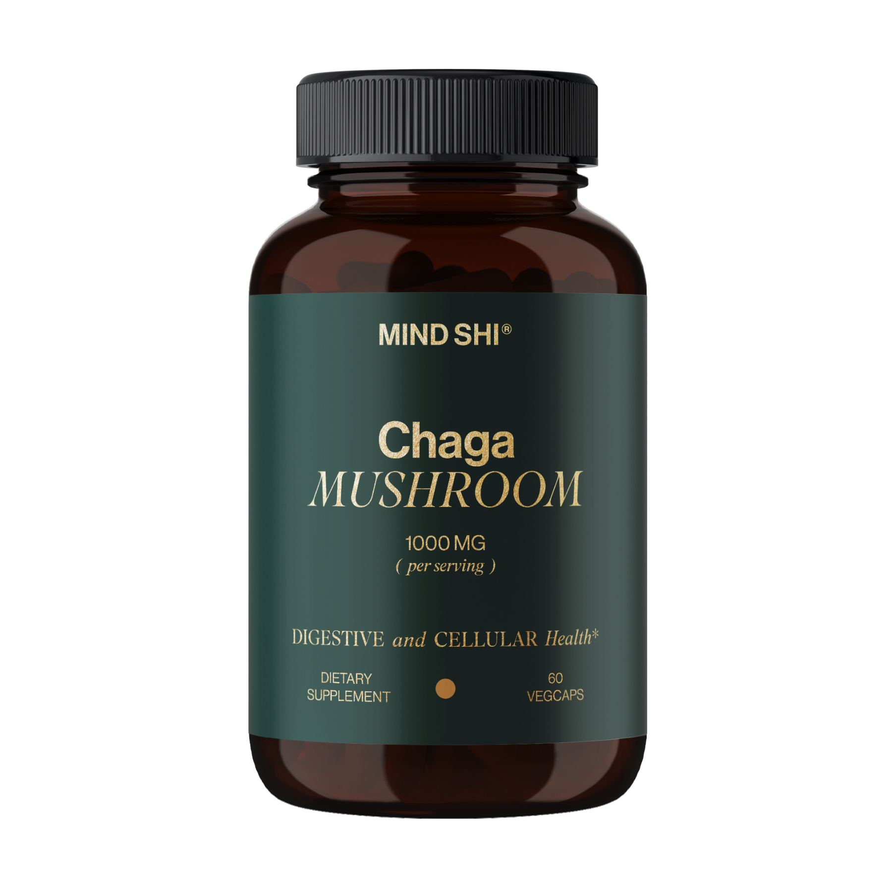 Chaga Mushroom 1000 mg - 60 vegcaps фото1