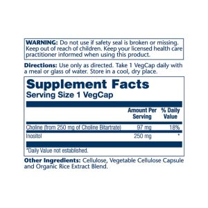 Choline & Inositol - 100 vcaps фото2