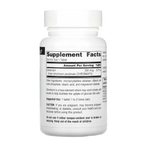 Chromium Picolinate 200 mcg, Yeast Free - 240 tabs фото2