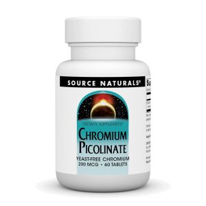 Chromium Picolinate 200 mcg Yeast Free - 60 tabs фото1