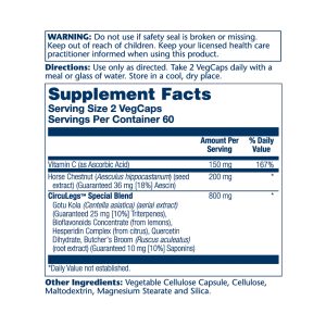 CircuLegs Circulation Support 200mg - 120 vcaps фото2
