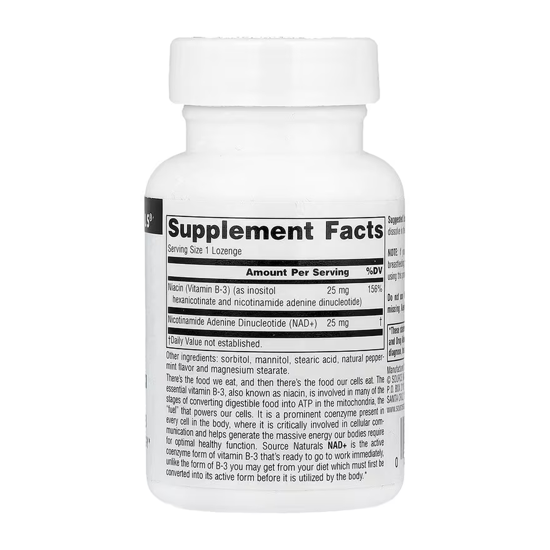 Coenzymated™ B-3 25 mg Peppermint - 60 lozenges фото2