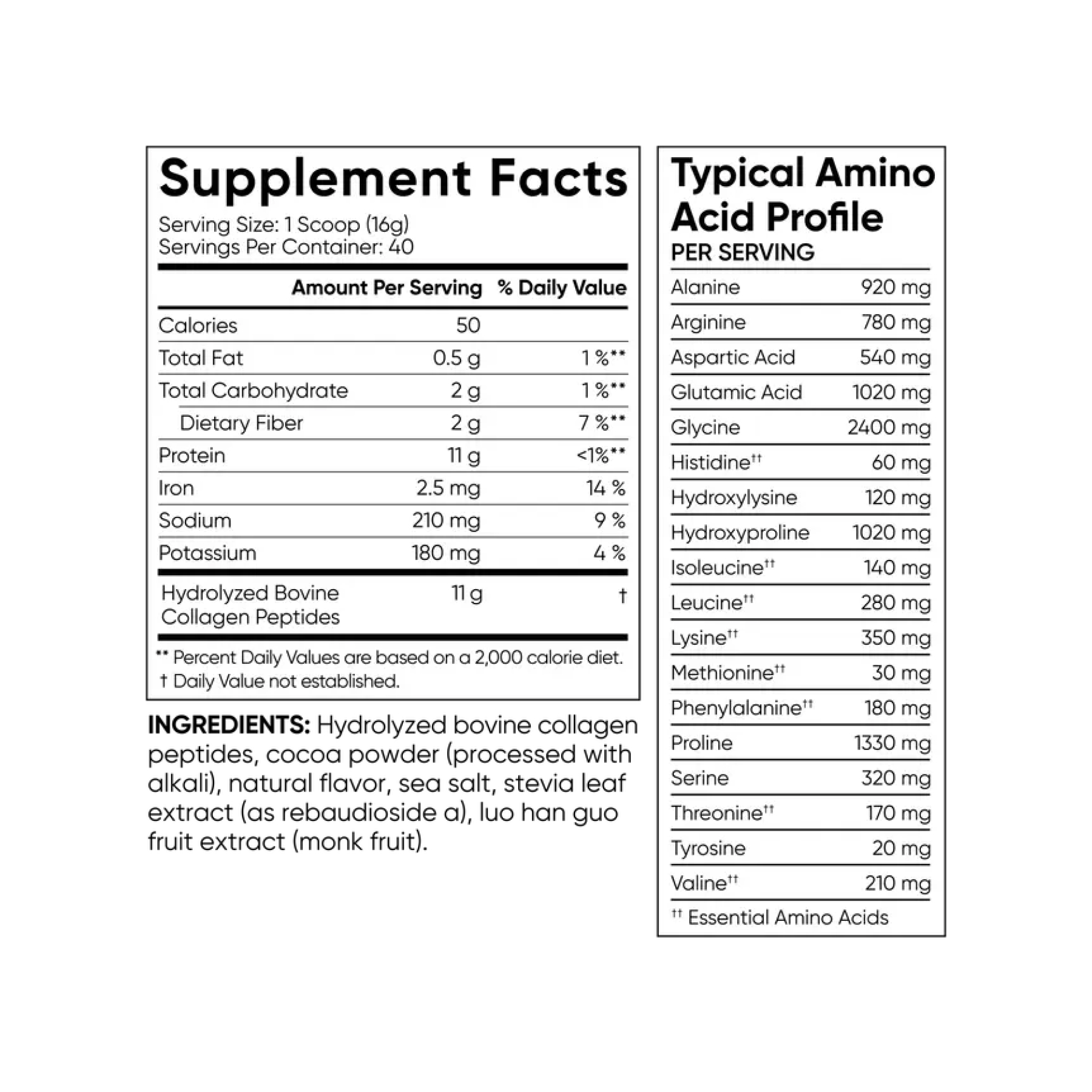 Collagen Peptides - 640g Dark Chocolate фото2