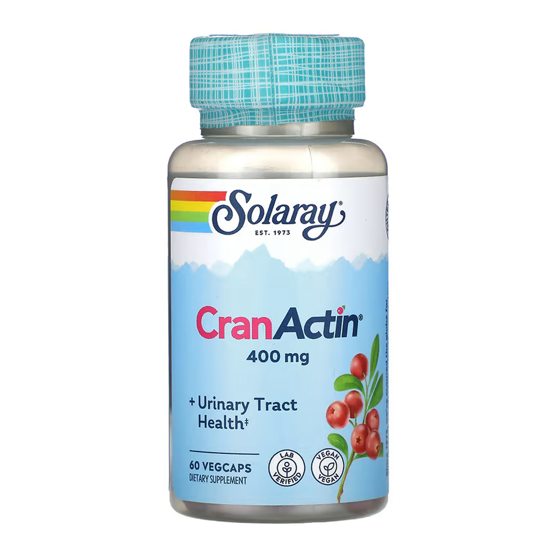 CranActin Cranberry Extract 400mg - 60 vcaps фото1