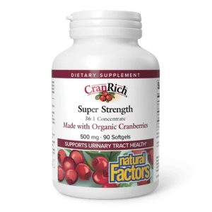 CranRich®️ Super Strength Organic Cranberry Concentrate 500mg - 90 softgels фото1