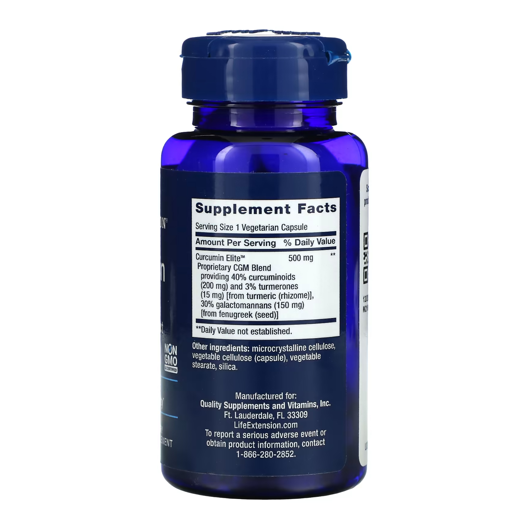 Curcumin Elite™ Turmeric Extract - 30 vcaps фото2
