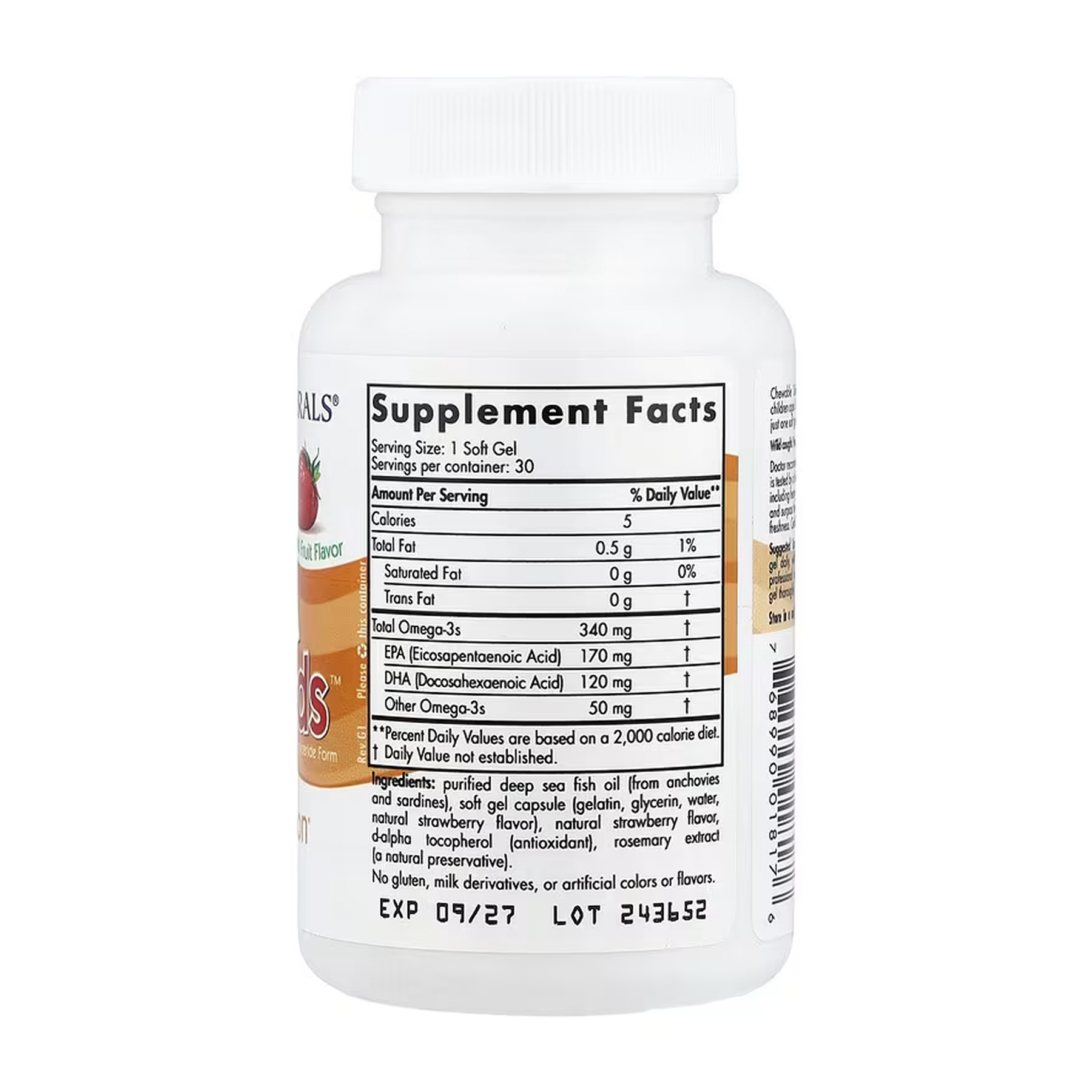 Daily Omega Kids - 30 softgels Natural Fruit фото2