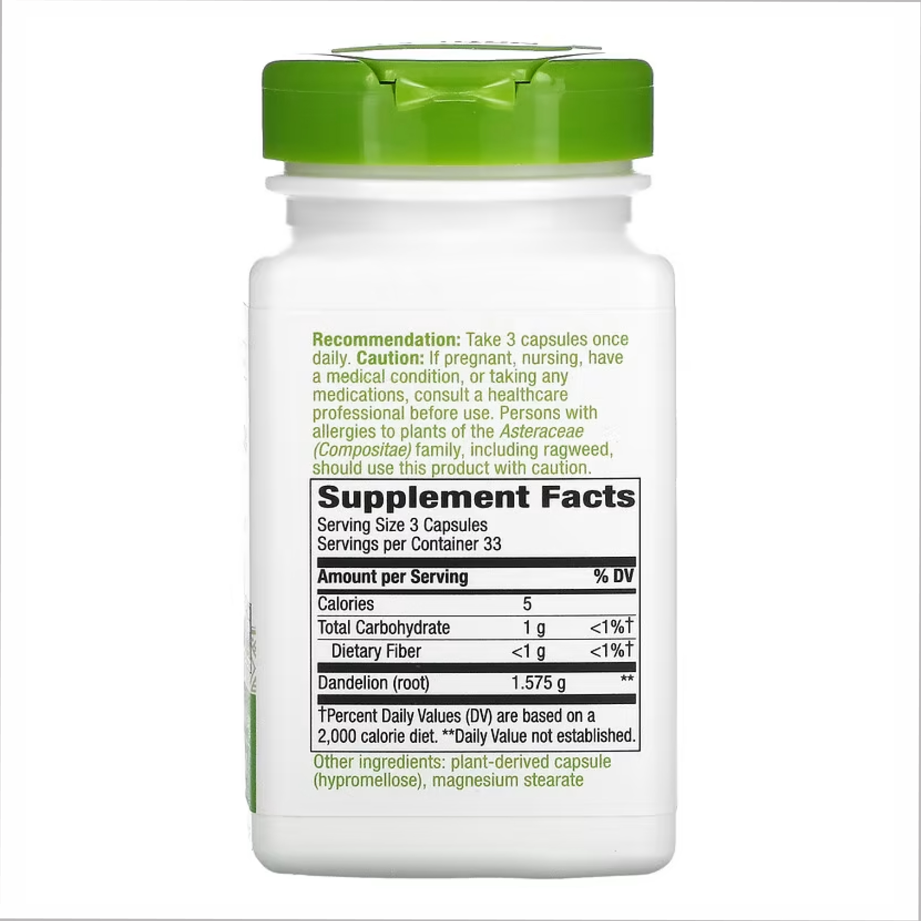 Dandelion Root - 100 vcaps фото2