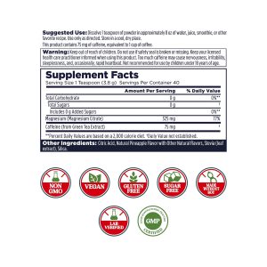 Energy Magnesium Powder - 153g Pineapple фото2