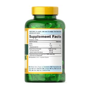 Evening Primrose Oil 1300 mg with GLA - 120 softgels фото2