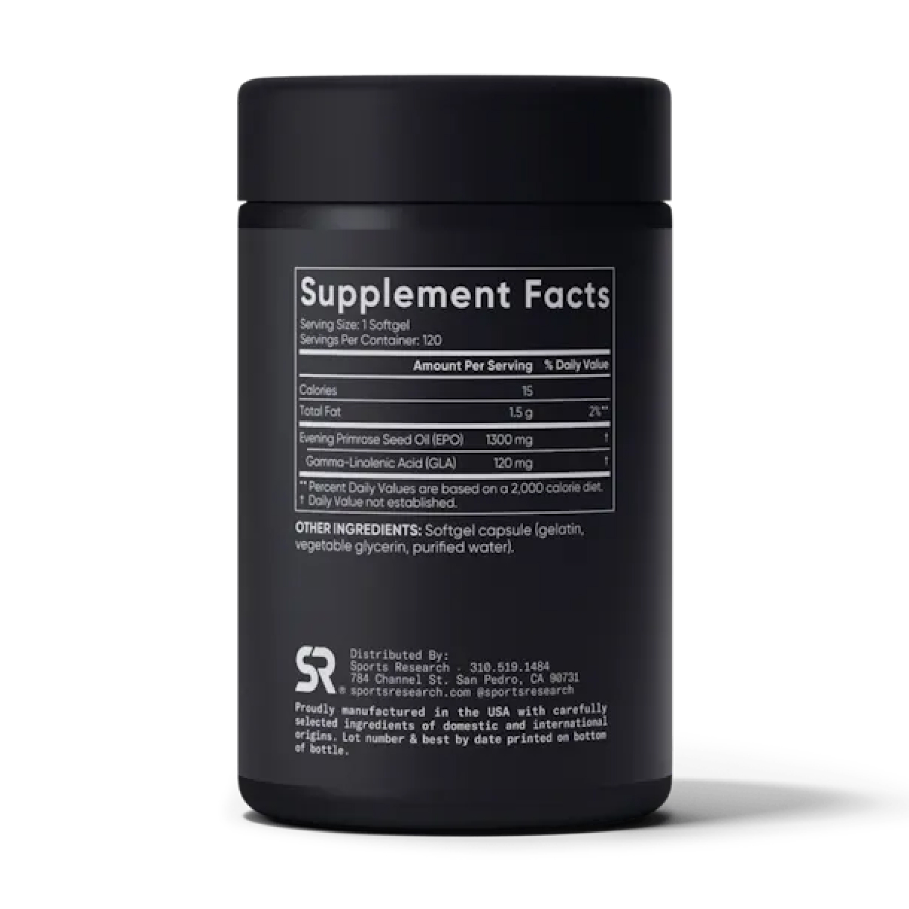 Evening Primrose Oil 1300mg - 120 softgels фото2