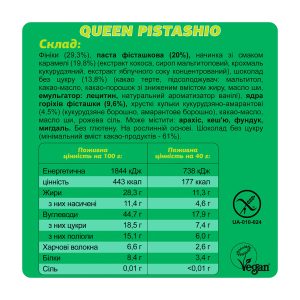 Fizi Protein Bar Guilty Pleasure - 10x45g Queen Pistachio фото3