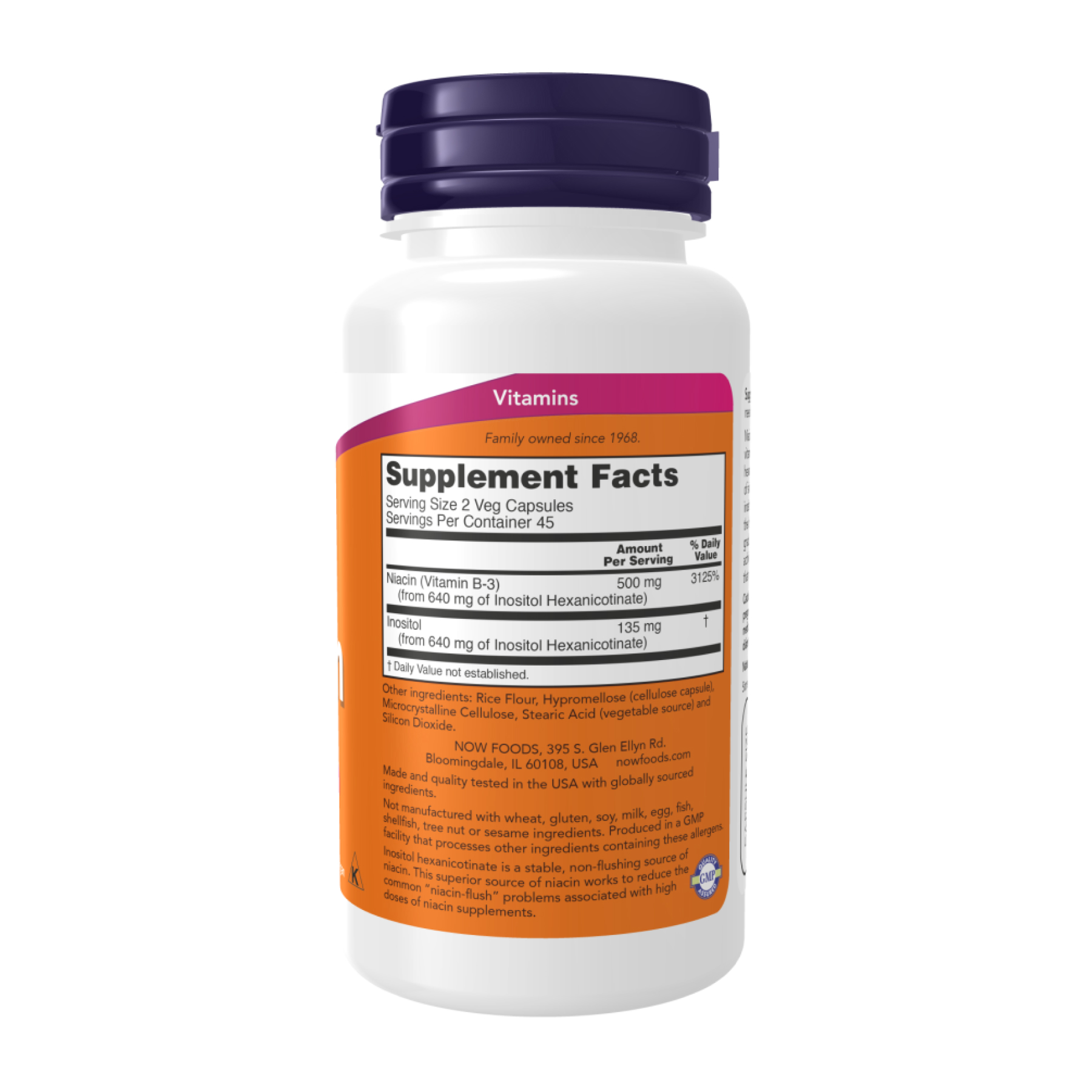 Flush-Free Niacin 250mg - 180 vcaps фото2