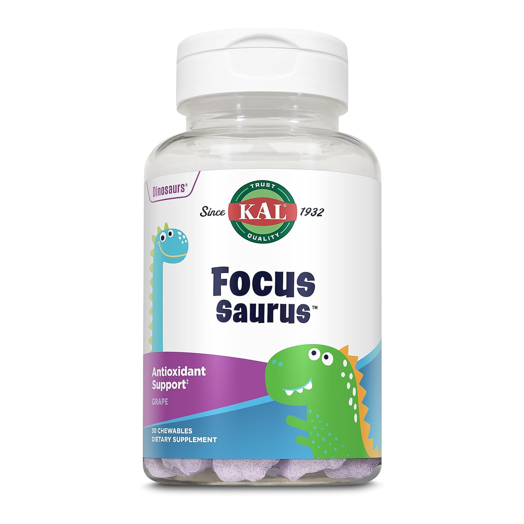 Focus-Saurus - 30 chewables Grape фото1
