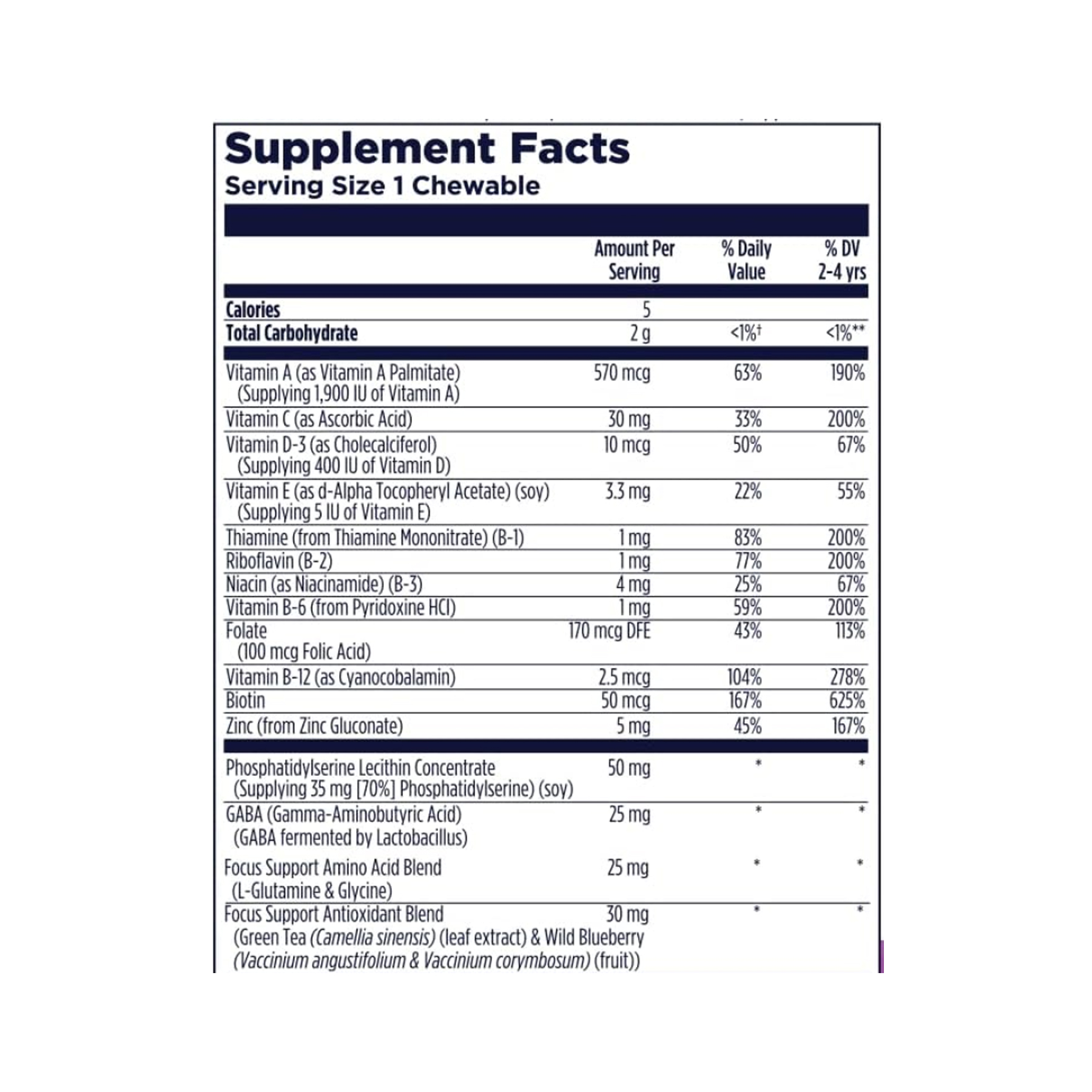Focus-Saurus - 30 chewables Grape фото2