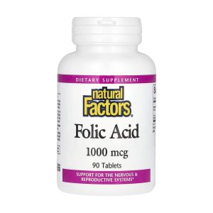 Folic Acid 1mg - 90 tabs фото1