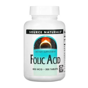 Folic Acid 800 mcg - 200 tabs фото1