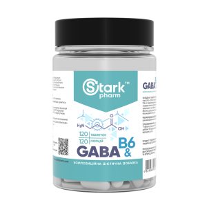 GABA & B6 500mg - 120 tabs фото1