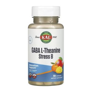 GABA L-Theanine Stress B - 100 lozenges фото1