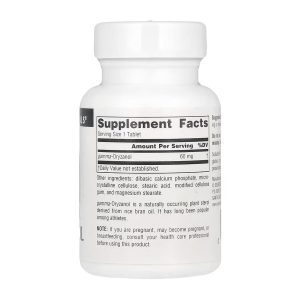 Gamma Oryzanol 60 mg - 100 tabs фото2