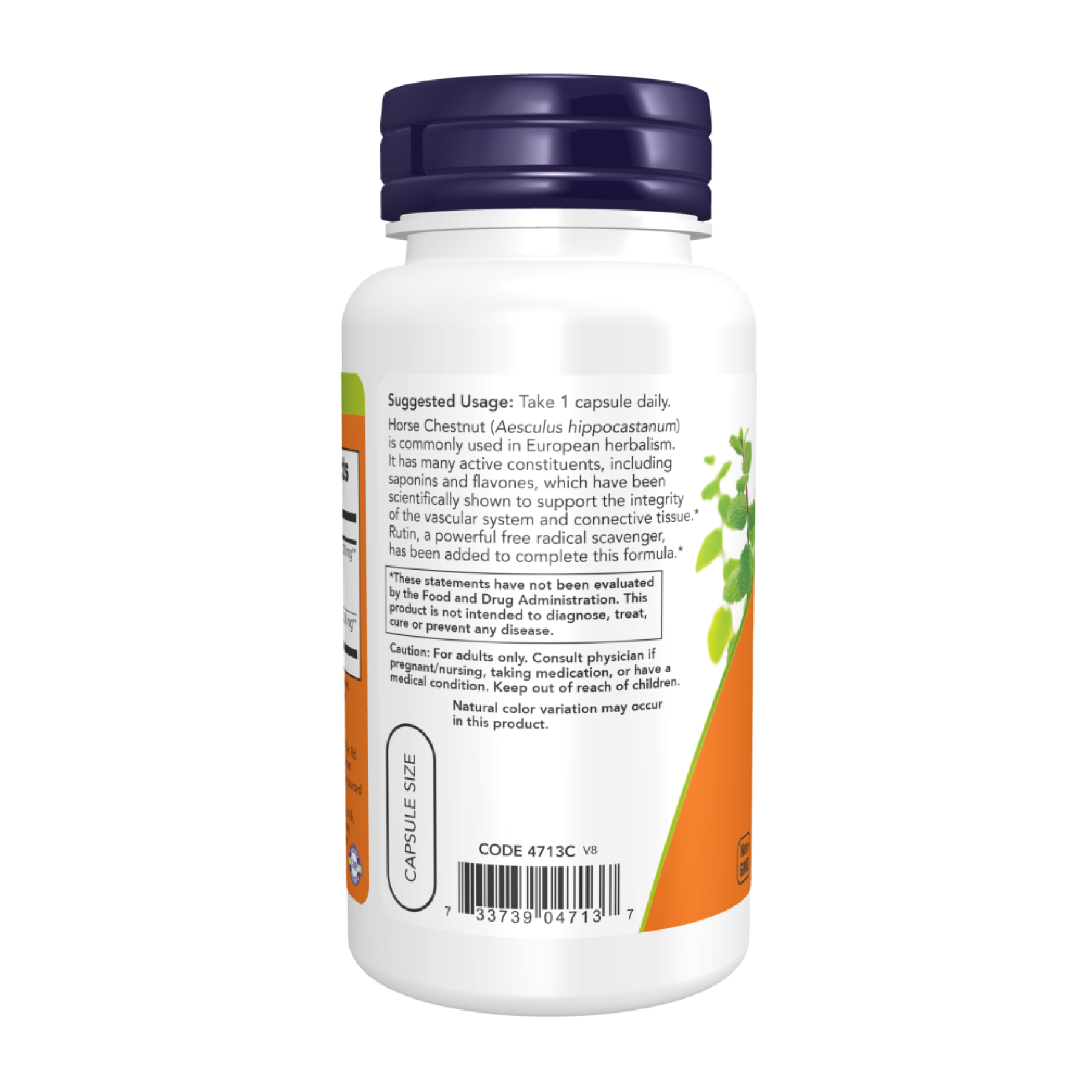 Horse Chestnut 300mg - 90 vcaps фото3