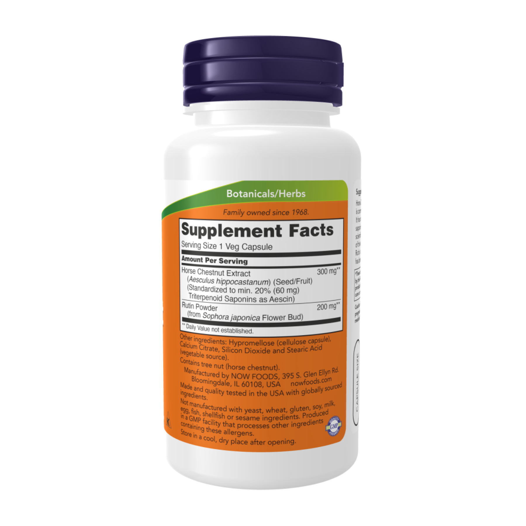 Horse Chestnut 300mg - 90 vcaps фото2
