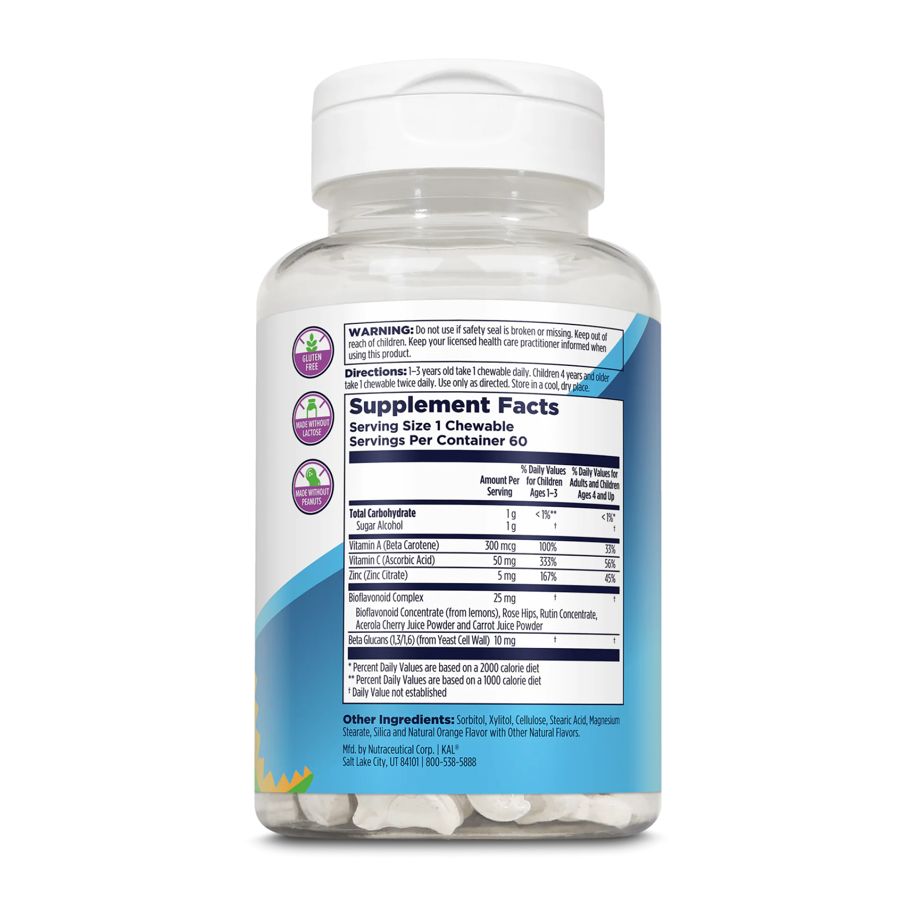 Immuno-Raptor - 60 chewable Orange фото2